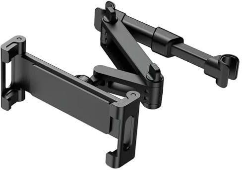 HIAHXC Tablet Holder for Car 360°Rotating Car Tablet Holder Adjustable Car Ipad Holder Back Seat for Car Accessories Phone Devices(Black)