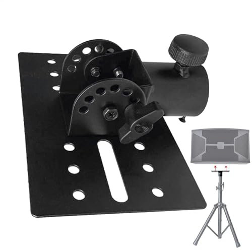 Barra de trípode giratoria de 35 mm con soporte de metal – Cubierta para soporte de altavoz, barra de trípode giratoria para altavoces DJ | Cubierta de trípode para altavoces DJ, soporte multiuso