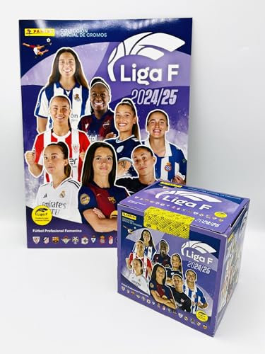 manuelkant Album Figurine + 1 Scatola Box 50 bustine per la raccolta Liga Femenina 2024 25 2025 Liga F