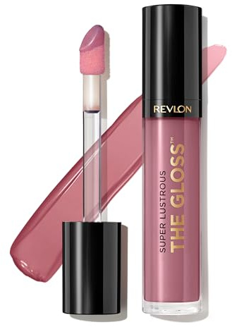 Revlon Super Lustrous Lip Gloss, High Impact Lipcolor with Moisturizing Creamy Formula, Infused with Agave, Moringa Oil, & Cupuacu Butter, Taupe Luster (306)