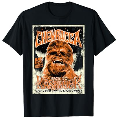 Star Wars Chewbacca Vintage Concert Poster T-Shirt