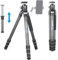 Trípode de Fibra de Carbono INNOREL KT324C Trípode de Viaje Compacto portátil Profesional para cámara DSLR Tubo de 32,5 mm con rótula de Bola panorámica de Centro de Baja Gravedad y Columna Central