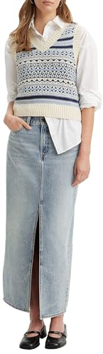 Levi'S Ankle Column Skirt Mujer, Please Hold, 34