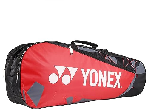 YONEX Badminton KITBAG SUNR 23015 BT5 (Rojo Negro)
