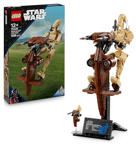 LEGO Star Wars 75428 Kampfdroide mit STAP Bauspielzeug - Spiel- und Ausstellungsfigur mit Speeder - Sammlergeschenk für Jungen ab 12 Jahren, Teenager und Fans von Die dunkle Bedrohung