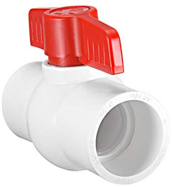 sourcing map 40 mm Vanne à bille en PVC pour tuyau d'alimentation en eau connexion par glissement