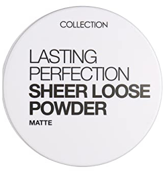 Collection Cosmetics Lasting Perfection Sheer Loose Powder, Lightweight Powder, 10g, Translucent Matte