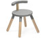 Stokke MuTable Stuhl, Storm Grey - 2023 Neugestaltung - Anpassbare Sitzhöhe & entfernbare Rückenlehne - Hergestellt aus Buchenholz - Von 1,5 bis 8 Jahren