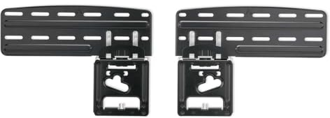 Fast TV-väggfäste – 43–85 tum – maximalt stöd skärmvikt: 60 kg – minimalt väggavstånd: 7,50 mm – stål – svart