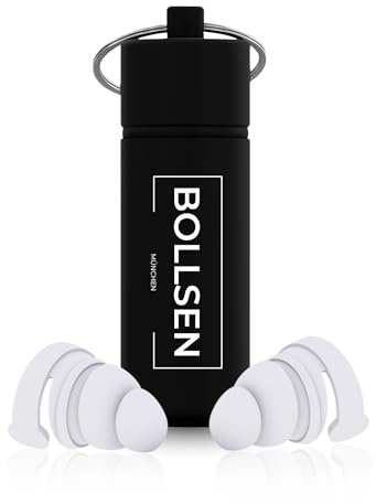 BOLLSEN Life+ Ohrstöpsel zum Schlafen – Silikon-Ohrstöpsel mit Geräuschdämpfung – 24 dB SNR Lärmschutz – Angenehm zu tragen, Tag und Nacht – Langlebig und bis zu 100-mal wiederverwendbar (3)