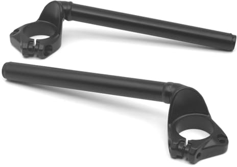 GXJ001 Clip On Fork Handlebar Tube Handle Bar Stainless Steel Black For Kawasaki Ninja 400 500 18-2025 Motorbike