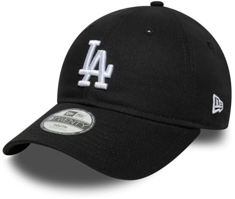 New Era Kids Cap MLB 9TWENTY League Essential Los Angeles Dodgers Black Barn 52–54 cm (4–6 år)