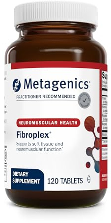 Metagenics Fibroplex - Magnesium, Malic Acid & B Vitamins for Neuromuscular, Bone, Heart & Stress Support* - Chelated Minerals, Non-GMO, Gluten-Free, Vegetarian - GMP Certified Facility - 120 Tablets