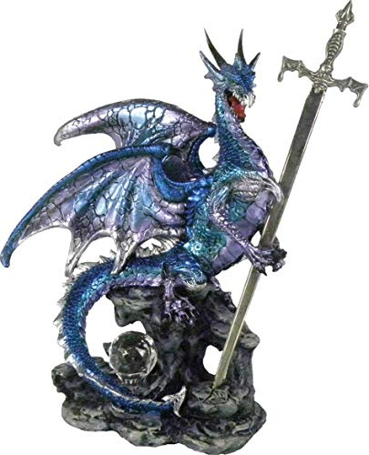 Nemesis Now Abrecartas Espada del Dragón 23cm Azul