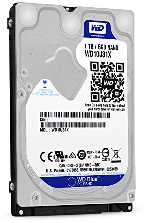 Western Digital WD10J31X 1 TB Hybrid Hard Drive - Blue