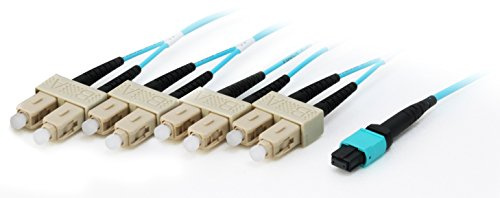 Equip Trunk LWL-patchkabel (MTP/SC 50/125 mμ 10,00 m multiläge OM4 M/M turkos polybeutel)
