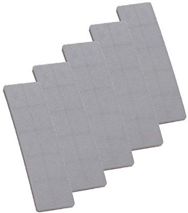1000 x Plastic Window & Glazing Packers 4mm Grey, Flooring & Framing Spacers Packers, Flat Window Wackers, Dry Lining Plastic Packers, Ideal for Cladding, Flooring, Glazing