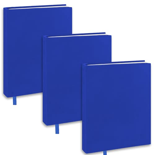 KICNIC Blue Book Covers 3 Pack, 9x11 Inch, Jumbo Stretchable Book Sox