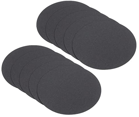 PATIKIL 3 Pulgadas Redondo Cartón Papel, 50uds En Blanco Disco Círculos Rebanadas para Fiesta Decoración Bricolaje Artesanía Arte Dibujo Pintura Escritura, Negro