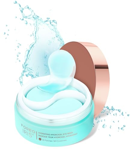 FOREO IRIS Under Eye Gel Patches - Dark Circles Treatment Women & Men - Eye Patches Skincare - Hydrating Gel Mask - Collagen - Vitamin C & Vitamin E - 60 pcs