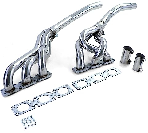 Rennsport Fächerkrümmer Edelstahl passt für 5er BMW E34 520i 24V + 525i 24V M50