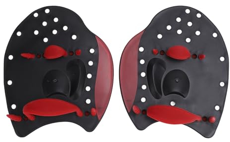 1 Paar Schwimmpaddel Handübungs Schwimmtrainingspaddel, Verstellbare Kinderflossen Zum Schwimmen, Iving Training Handflossenflossen Flachpaddel Schwimmtrainingshilfe für Männer (M)