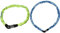 ABUS Uni, Fahrradschloss, Grün (Lime), 75 cm & Kettenschloss Steel-O-Chain 4804C Symbols – Zahlenschloss für Kinderfahrräder – ABUS-Sicherheitslevel 3 – 75 cm – Blau