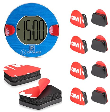 FIXCHORD 3M VHB 5952 8PCS Replacement Adhesive Pad Set Compatible with OOONO Park P-DISC NO1, NO2, NO3, CO-Driver NO2, Parking Meter Pad for Windscreens