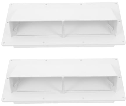 SEWACC 2 Tapas de Ventilación para Autocaravana Plástico Resistente Color para Estufa y Campana Extractora Protección para Rejilla de Ventilación del Cuarto de Ducha Repuestos