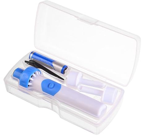 Pulitore per Orecchie Elettrico Blu, Rimuovi Cerume Automatico