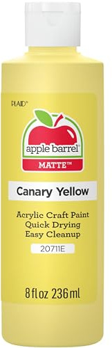 Apple Barrel Acrylic Paint, Canary Yellow, 8 oz