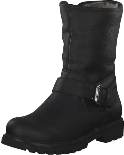 Panama Jack Botas de caña corta Singapur para mujer, Negro B022, 37 EU