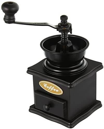IBILI - Molinillo de café ajustable, Madera y Acero, Marron oscuro, Retro