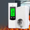 Funk Thermostat,CEIEVER Steckdosen-Thermostat Umschalten zwischen heißem und kaltem Modus Kabellose Temperaturgesteuerte Steckdose für Klimaanlagen, Ventilatoren, Heizungen 16A Thermostat