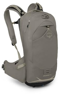 Osprey Herren X Rucksack (1 Stück), Hellbrauner Beton, 20L - Medium/Large, Escapist 20L Fahrradrucksack