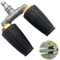 ​Mineup High Pressure Washer Rotating Dual Turbo Nozzle, 4000PSI 0.35 1.8GPM Rotating Spray Turbo Nozzle with 1/4 Quick Connect, Rotating Turbo Nozzle for Pressure Washer Garden, Roof,Path