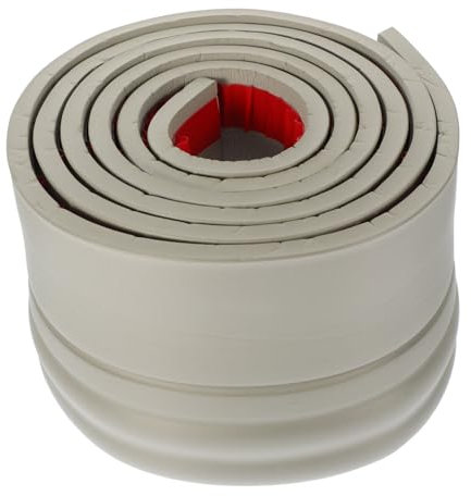 Mikikit Selbstklebende Fußleisten Hochwertiges Wandverkleidung Abschlussprofil Einfach Zu Schneiden Dekoration Für Zuhause Selbstklebendes Baseboard Tape