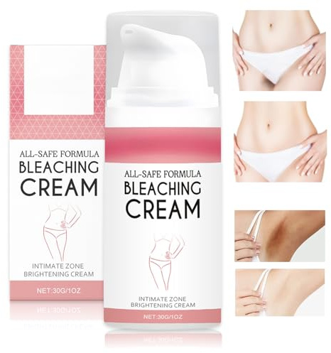 Skin Bleaching Cream for Intimate Areas, Dark Spot Corrector for Body, Skin Lightening Cream with Natural Extracts, Whitening, Moisturizing Lotion for Underarms, Knees, Elbows,Thighs,Bikini Line