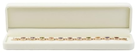 YGLEEULI Sammet Smyckeskrin Box med Beige Velvet Ring Örhänge, Halsband, Armband, Smyckeskrin Organisatör, För Bröllop