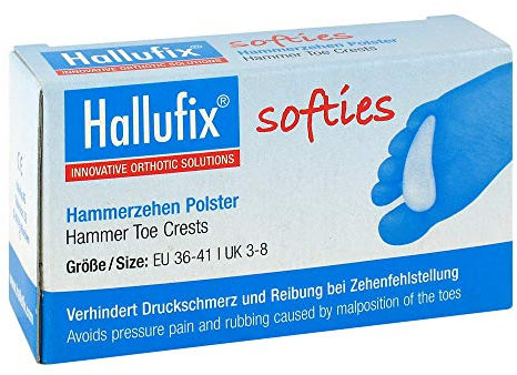 HALLUFIX softies Hammerzehenpolster Gr.M 36-41 2 St