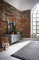 Komar Vlies Fototapete BRICKLANE | 368 x 248 cm | Tapete, Wand, Dekoration, Wandbelag, Wandbild, Wanddeko, Steinoptik, Steinwand, Backstein | XXL4-025,Neutral