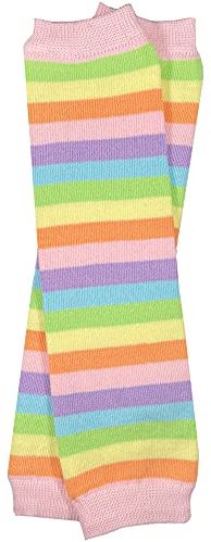 juDanzy Christmas and Halloween baby and toddler Leg Warmers for Girls and Boys (One Size, Pastel Rainbow)