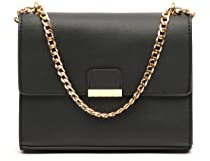 MISAKO Bobby bolso de fiesta con cadena Mujer - Bobby Negro 15 X 19 X 6 cm