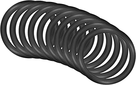 QUARKZMAN 10 Stück Nitrilkautschuk O-Ring Runde Gummi Dichtring Dichtung 33mm x 25mm x 4mm für Wasserhahn Klempner Reparatur Dichtung Verbindung, Schwarz