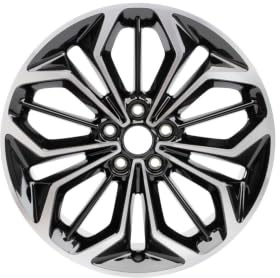 Ford Genuine Focus Mk4 Mondeo Mk5 18 Alloy Wheel 5x2-Spoke Design Absolute Black Machined Finish 2019-2022 2418533