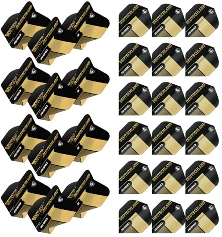 WINMAU Rhino Country Flag Design Dart Flights - 10 sets per pack (30 flights per pack)