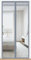 Magnet Fly Screen Door - Insect Protection with Powerful Magnets and Easy Install Magic Tape(Grey,80X200CM)