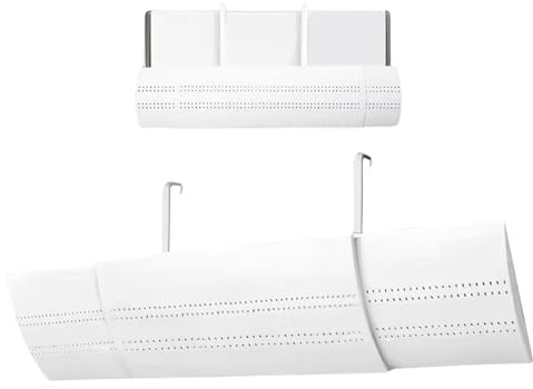 Deflector De Ventilación Del Aire Acondicionado - Guía De Aire De AC Ajustable De Pared | Perbas De Dirección Del Viento Para Dormitorio, Salón, Baño, Cocina, Oficina | Escudo Para La Comodidad De Ref