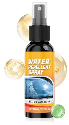 Spray antipioggia per parabrezza – Trattamento vetri per auto da 100 ml, nanoscudo idrofobo, rivestimento protettivo con formula ad asciugatura rapida | Detailing auto per autisti, motociclisti, gesto