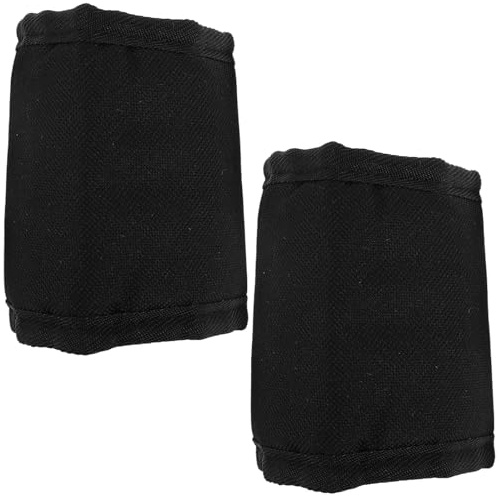 Protectores de Patas para Caballos Antimoscas Oxford Negro 2piezas | Botas Antimoscas para Caballos, Ajuste Cómodo y Ceñido, para Patas y Cascos de Caballo